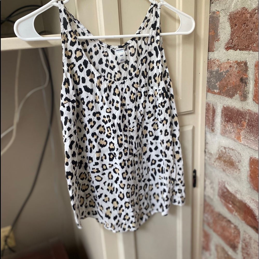 Cheetah Print Pocket Tank